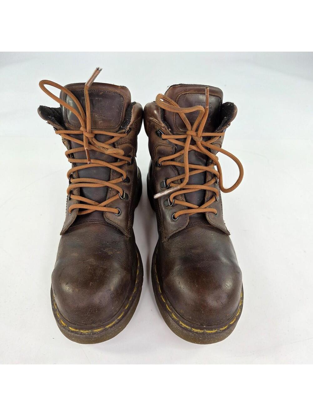 Dr. Martens 7735 Brown Leather Steel Toe Boot US 10 Work Boots Made in England - Picture 3 of 11